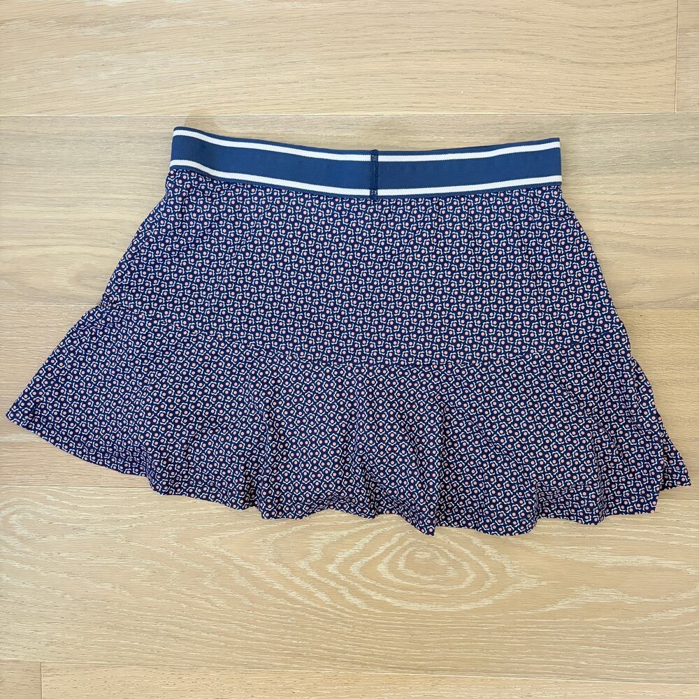 Peter Millar Women's Francoise Court Tennis Skort Skirt Retro Floral Navy Medium - Picture 4 of 8